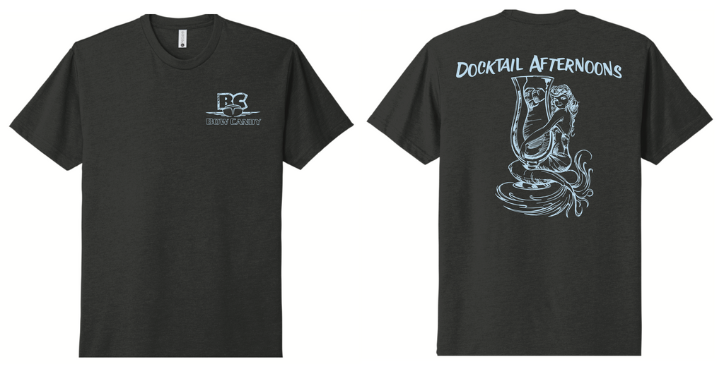 Docktail T Shirt - Charcoal