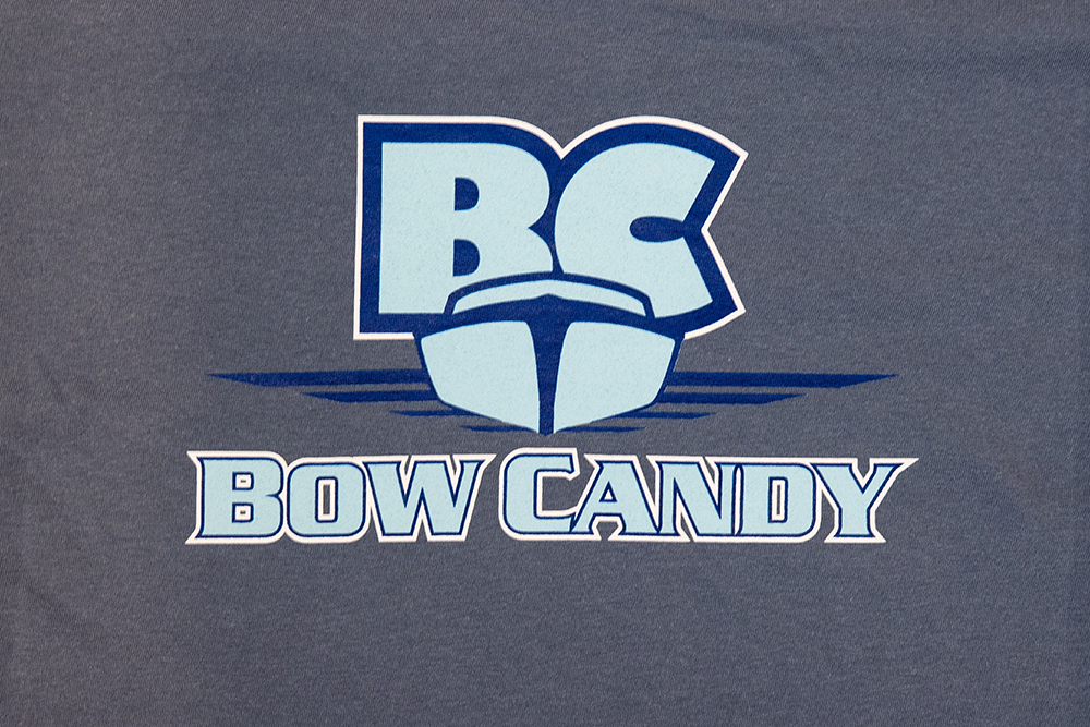 Bow Candy Traditional Short Sleeve T-Shirt - Comfort Blue
