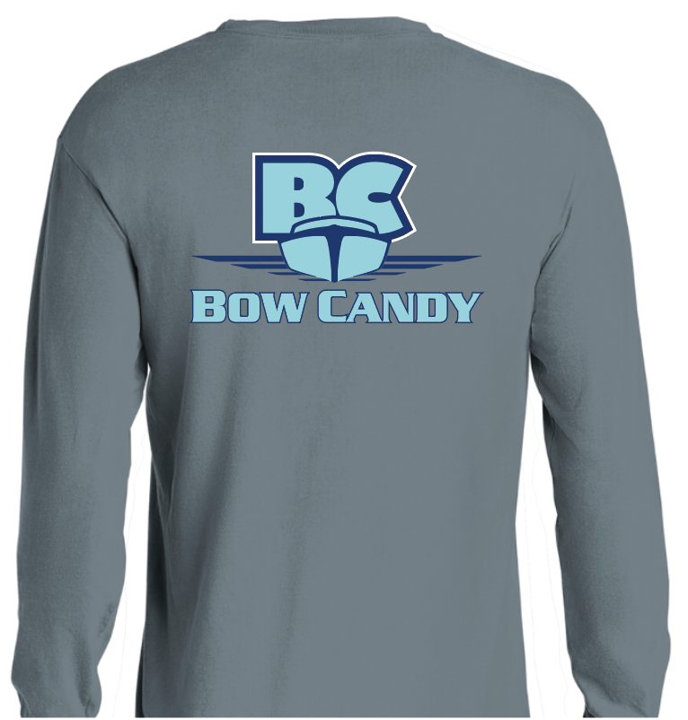 Bow Candy Traditional Long Sleeve T-Shirt - Comfort Granite